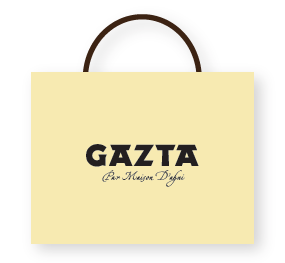 オリジナル手提げ紙袋（GAZTA ロゴ入り）