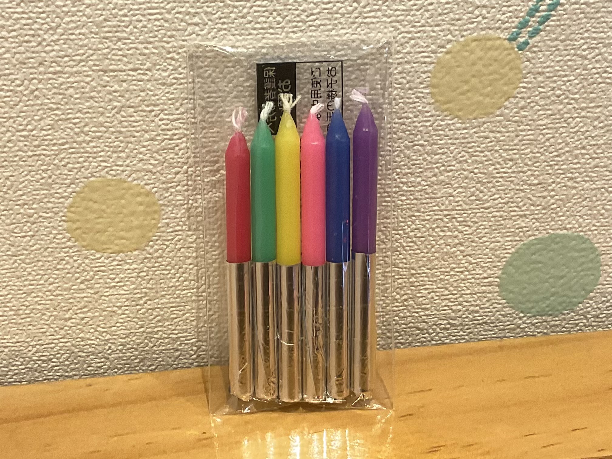 6本入りキャンドル1束