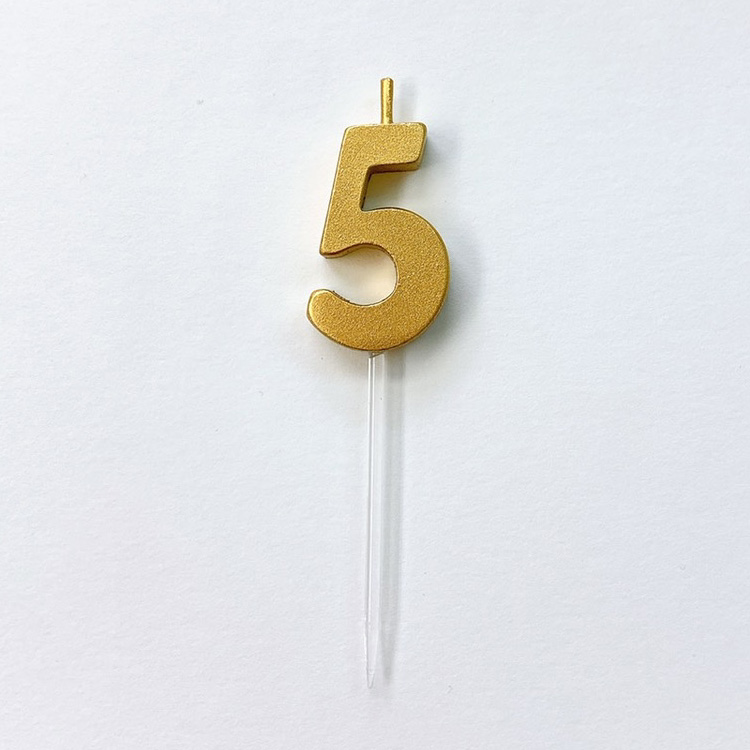 ナンバーキャンドル5の個数