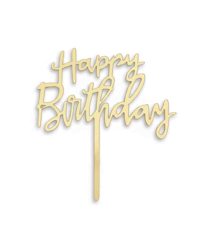 Happy Birthdayトッパー