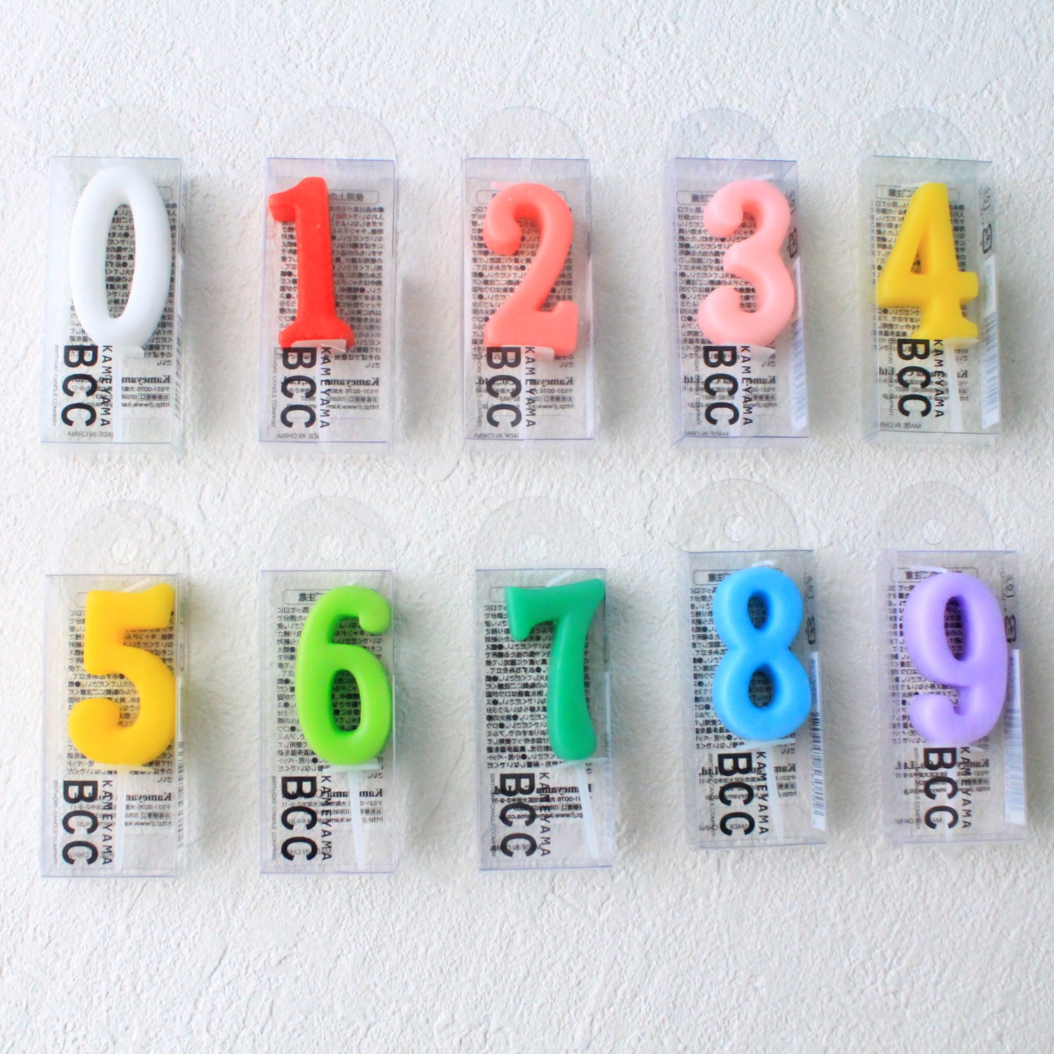 ナンバーキャンドル