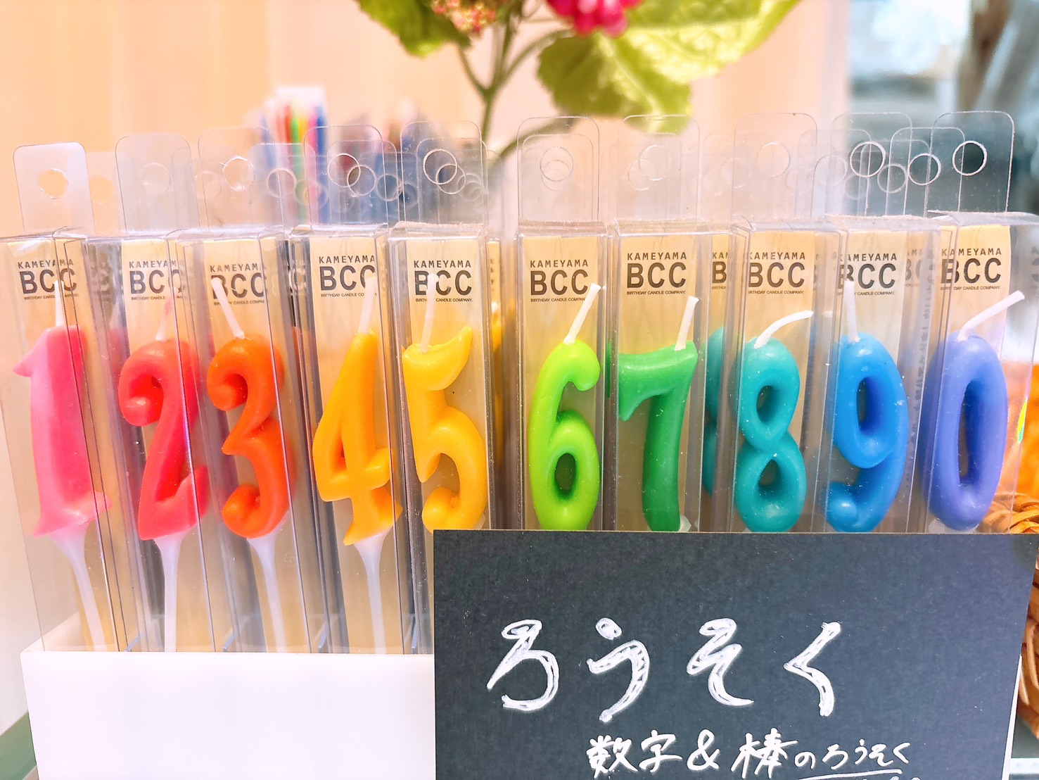 ナンバーキャンドル