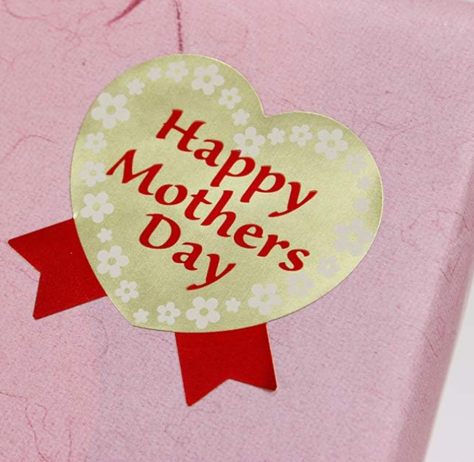 母の日　シール