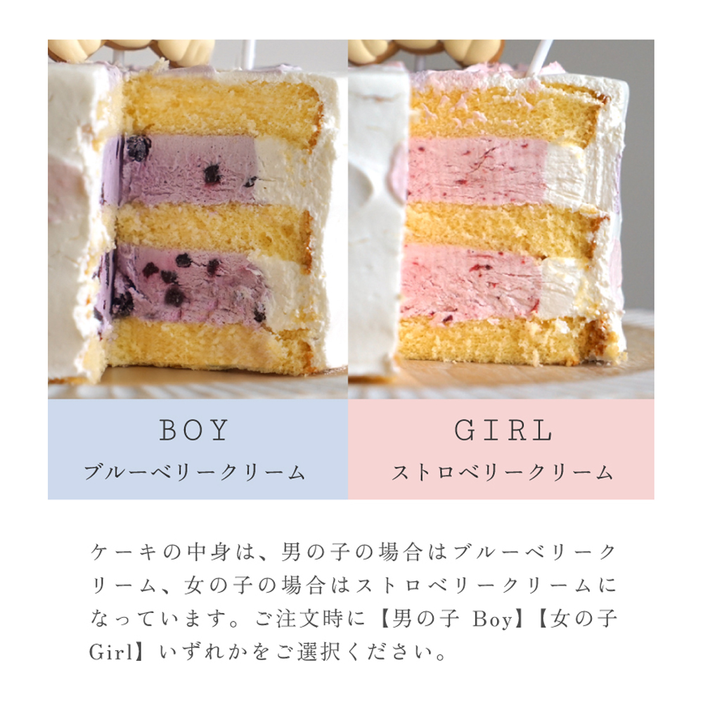 クリームの色を選ぶ