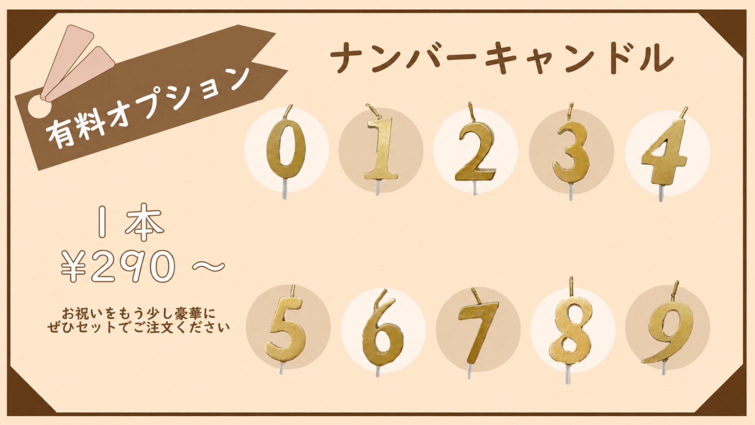 ●ナンバーキャンドル
