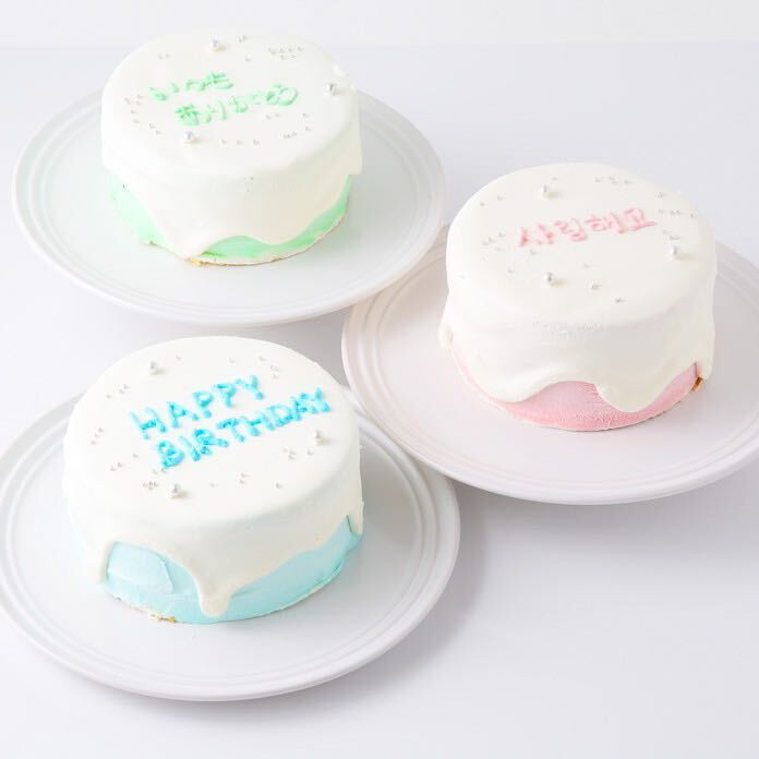 【2～3人用】3色から選べる ドリップケーキ 3号 9cm《センイルケーキ》