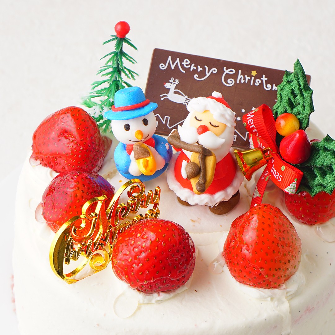 【お菓子工房アントレ】クリスマスレインボーケーキ 5号 7