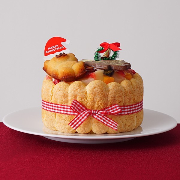 クリスマスケーキ2021　ファーストバースデーケーキ　ホイップヨーグルトクリーム　3号　9cm　クリスマス2021　 3