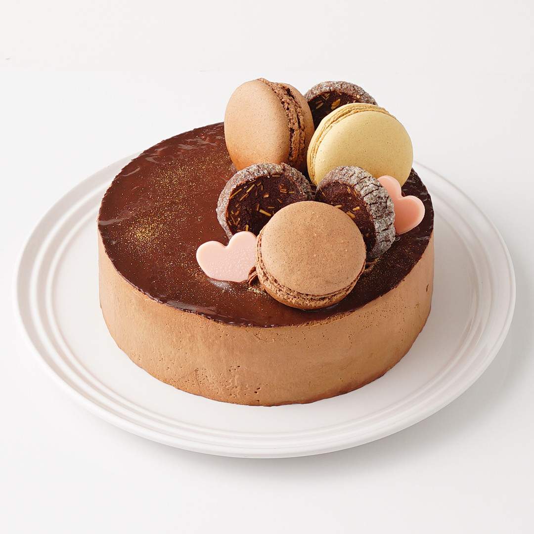 チョコとコーヒーのムース 4号 12cm（菓子工房オカダ） | Cake.jp