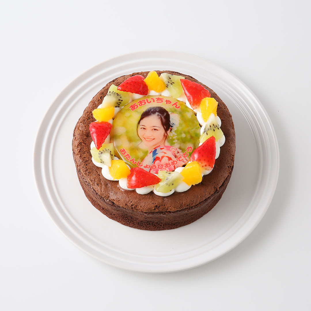 ガトーショコラ デコレーション 写真ケーキ 4号 12cm gateau-4-p2 1