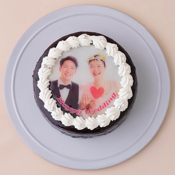 ザッハトルテ デコレーション 写真ケーキ 4号 12cm Sachertorte 4 P2 Cake Express Cake Jp