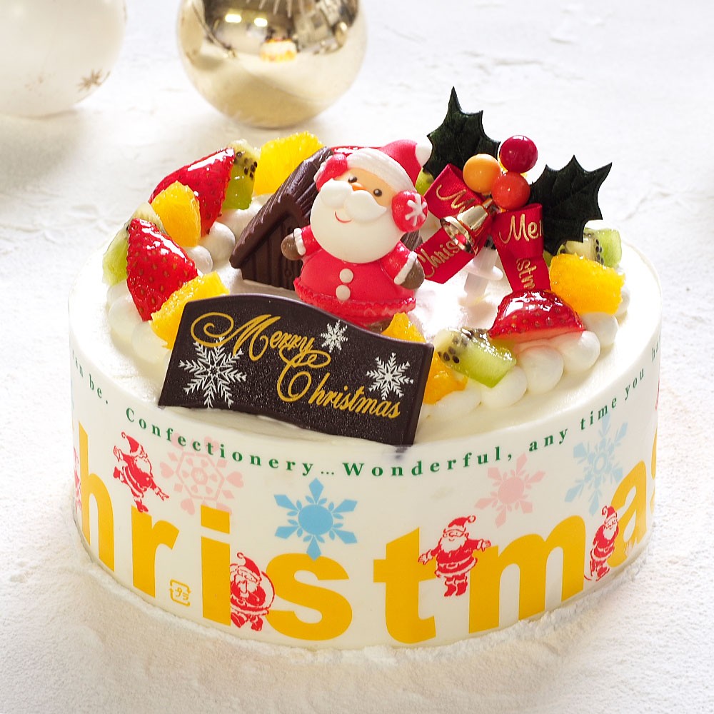 AM[Ή sgp NX}XP[L tbVt[c悹N[V[gP[L 5 15cm cream-5-xmas-noegg NX}X2025