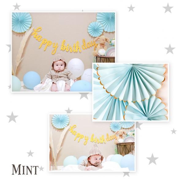 送料込み プチプラ ミント 簡単 誕生日飾り付け セット バースデー デコレーション 飾り ファーストバースデー Hanamei Cake Jp