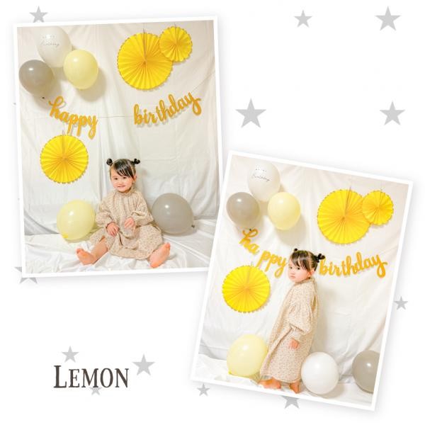 送料込み プチプラ レモン 簡単 誕生日飾り付け セット バースデー デコレーション 飾り ファーストバースデー Hanamei Cake Jp