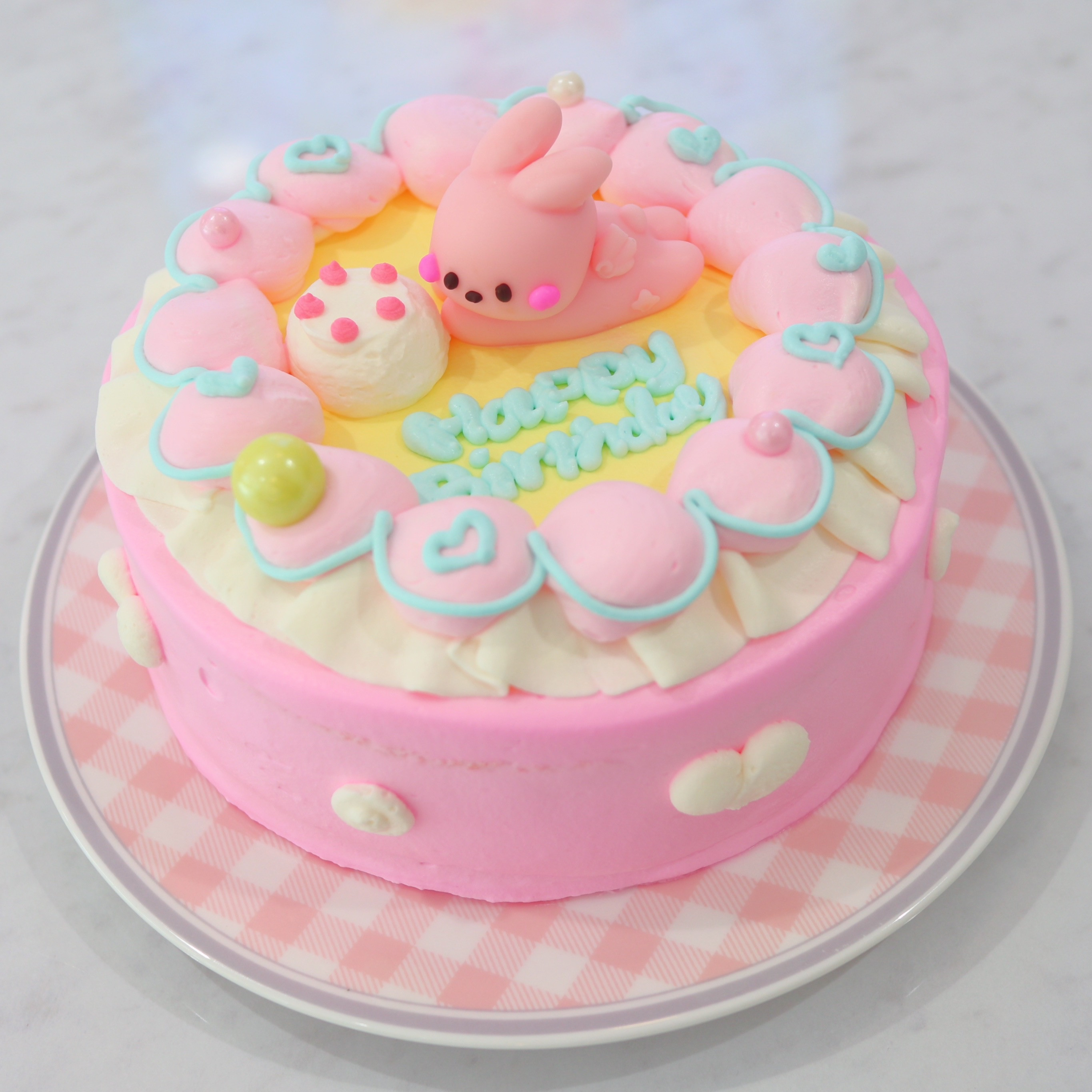 うさちゃん天使のセンイルケーキ 5号