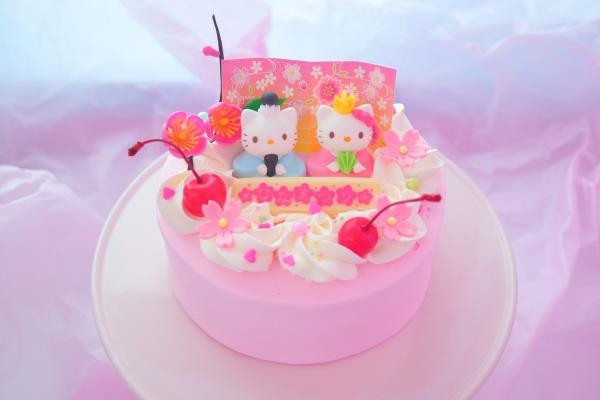 再販】キティちゃんのひなまつりケーキ （Milkymoco） | Cake.jp