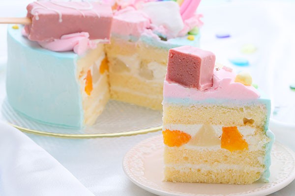 ゆめかわユニコーンケーキ 6号 Milkymoco Cake Jp