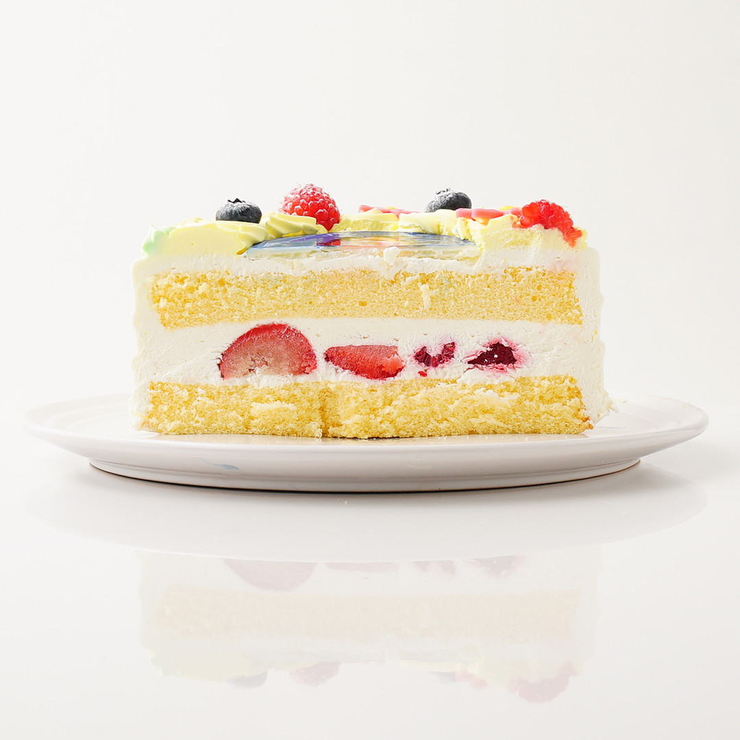 【9色から選択可】オリジナルフォトケーキ（キュート） 4号 10
