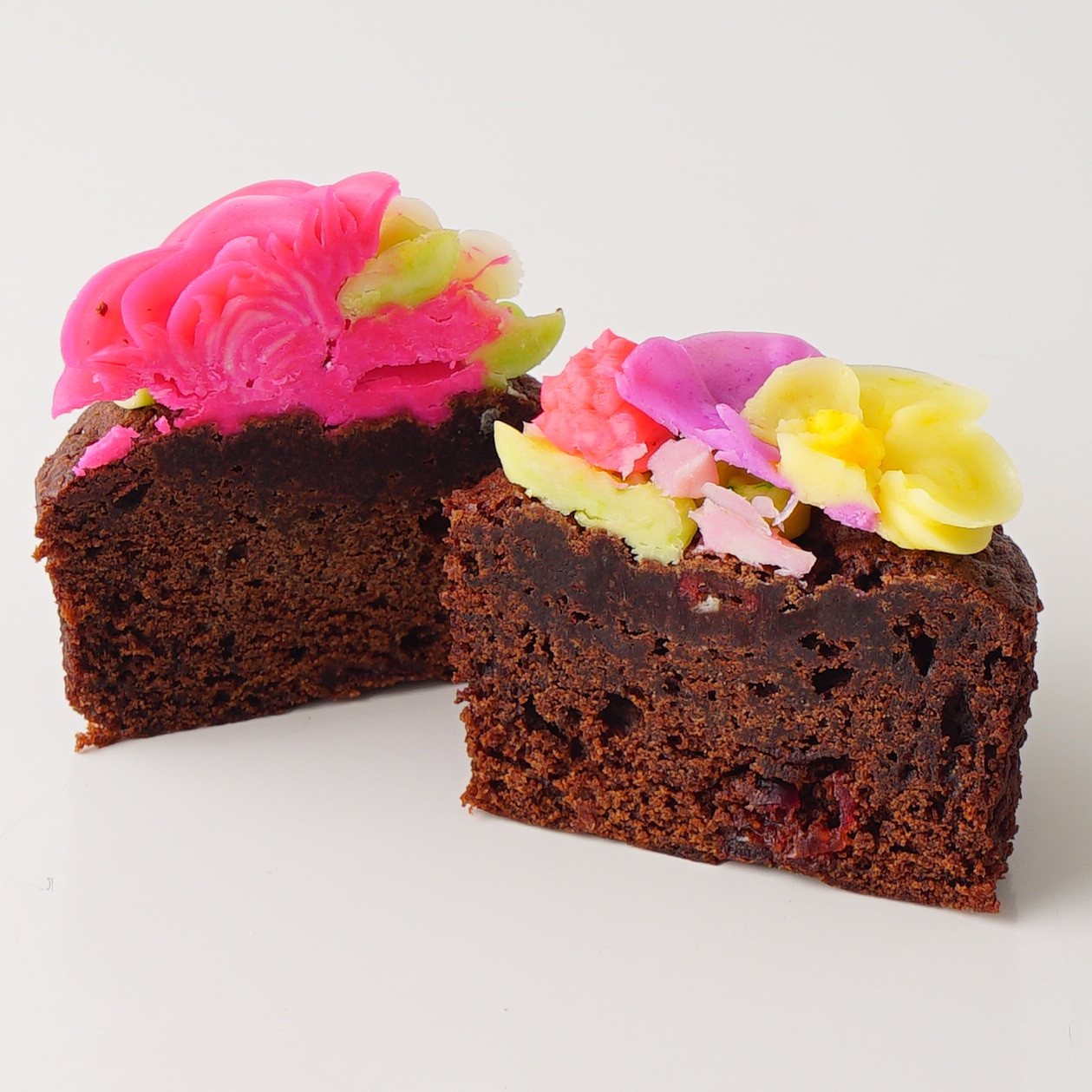 【Cake.jp限定】食べられるお花のバレンタインカップケーキ4個セット バレンタイン2023 6