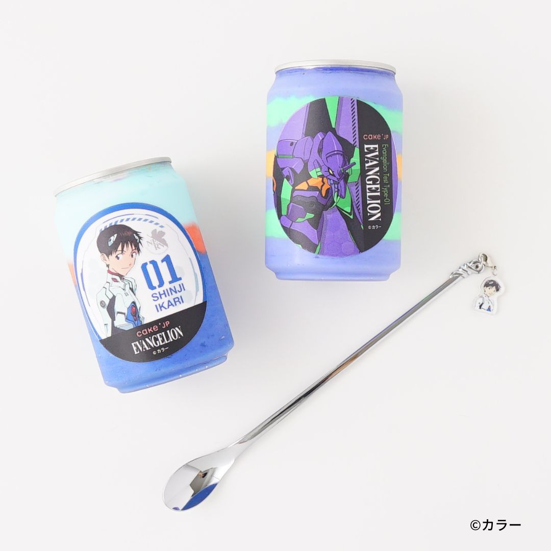「エヴァンゲリオン」碇シンジ ケーキ缶【限定スプーン付】 6