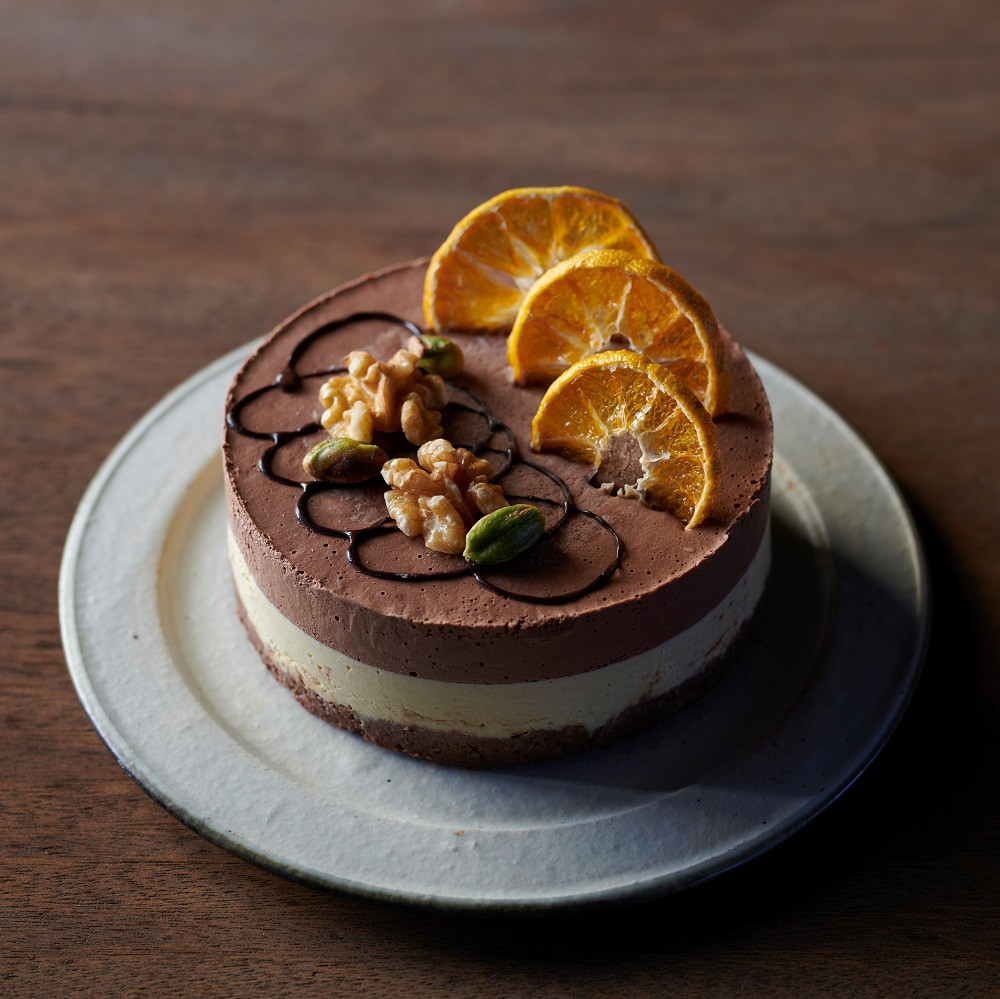 ヴィーガンオレンジ＆チョコレートケーキ 5号 15cm 