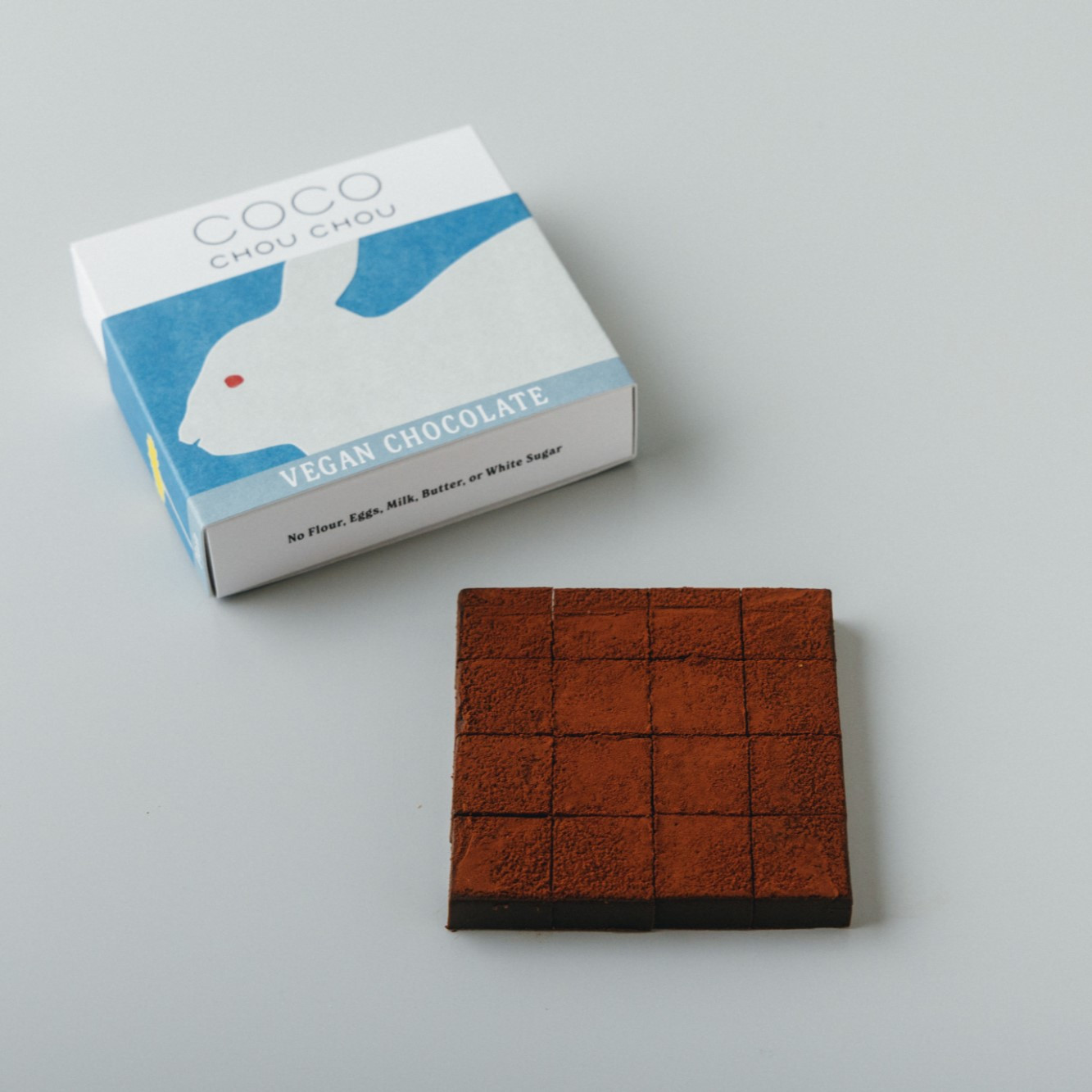 ヴィーガン生チョコレート(プレーン)ヴィーガン グルテンフリー 白砂糖不使用