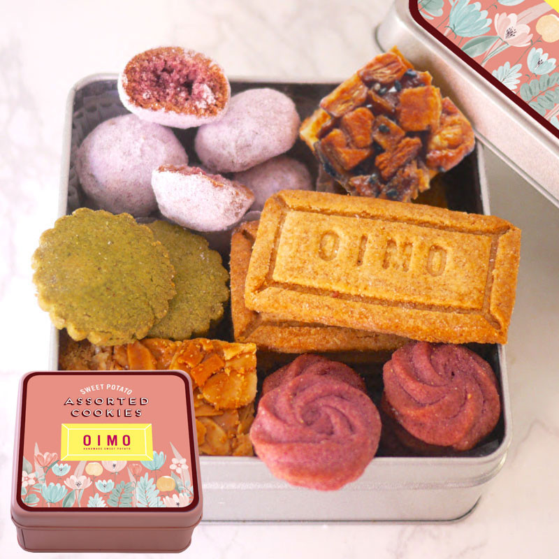 送料無料 OIMO オリジナルクッキー缶【生スイートポテト専門店OIMO】 父の日2024