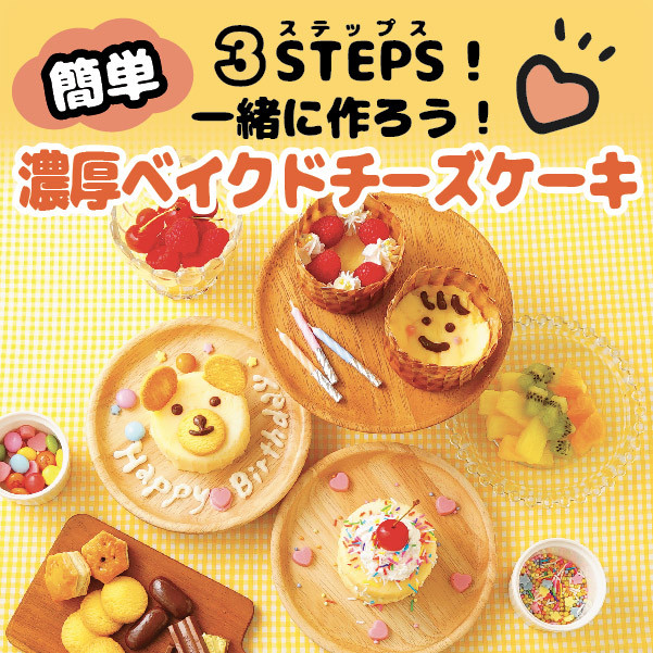 お試し版 簡単 3ステップス 濃厚チーズケーキ 手作りキット Cake Jp Original Cake Jp