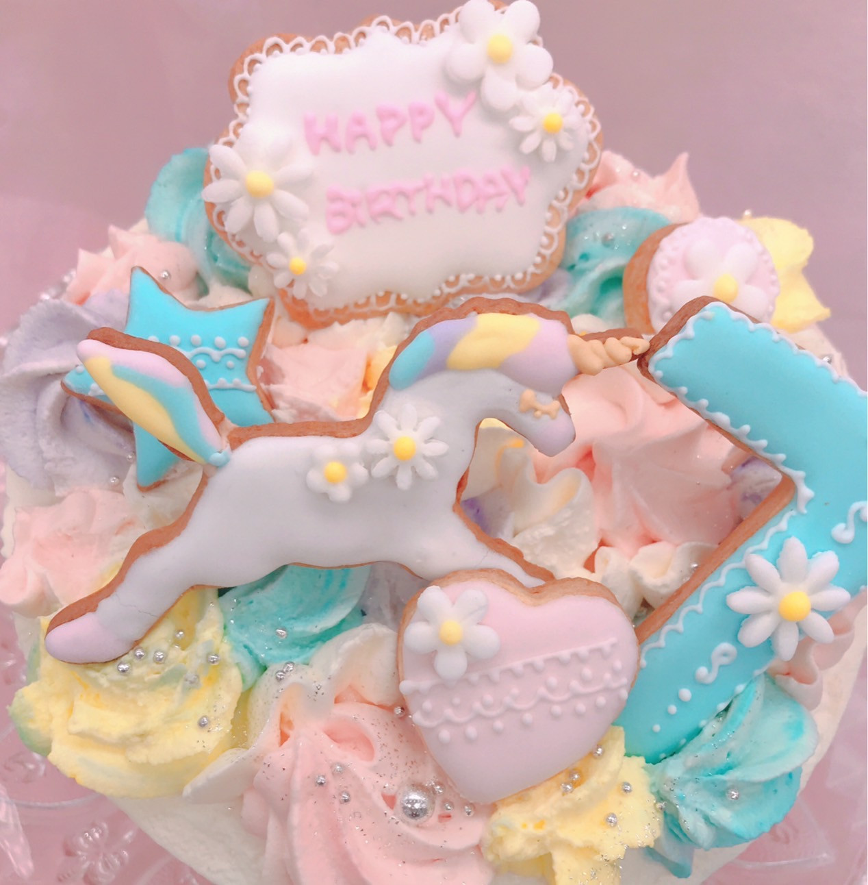 ユニコーンケーキ 4号（予約専門菓子店Daisy） | Cake.jp