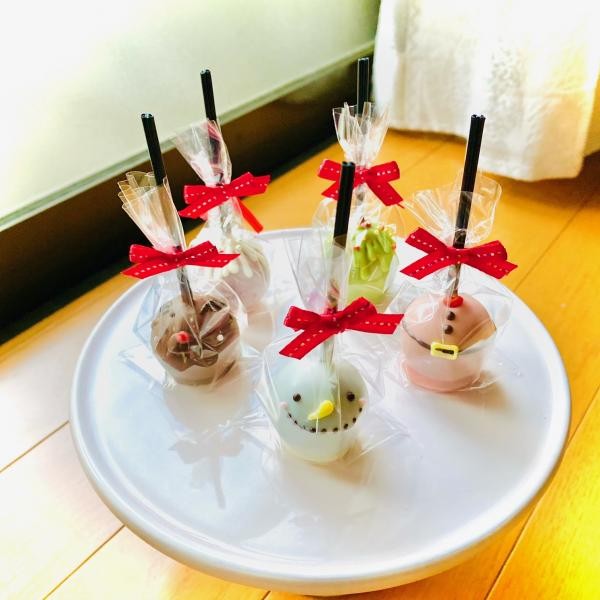 クリスマスチョコレートケーキポップス 10本入り 【クリスマス2023】