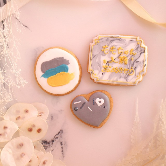 韓国アイシングクッキー3枚セット Kitty Sweets Cake Jp