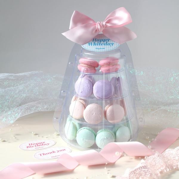 �p�X�e���}�J�����^���[�y���A�`�[�Y�P�[�L�z~ Pastel Dreamy Macaron Tower ~
