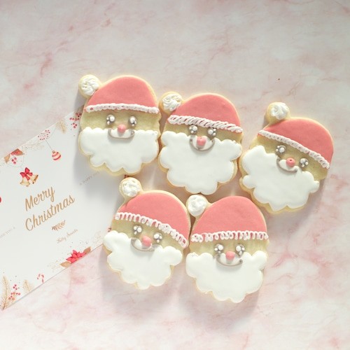 《クリスマスサンタ》アイシングクッキー クリスマス2023