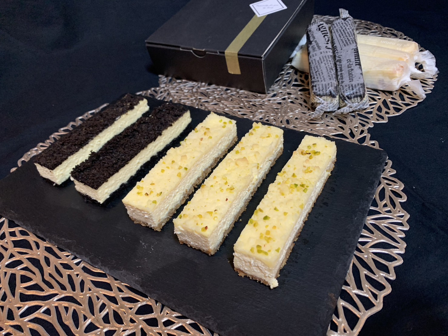 スティックチーズケーMIXギフトBOX【レモンスティック&クッキークリーム】(5本入)☆誕生日プレゼントにも♪