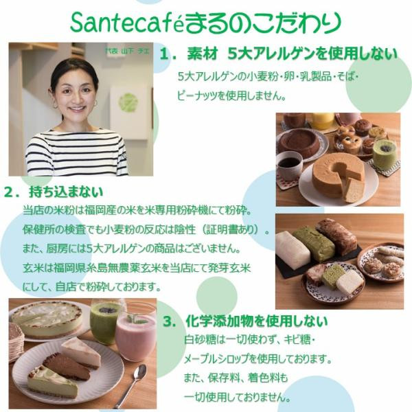 グルテンフリー ヴィーガン 米粉で作ったシフォンケーキ 15cm ヴィーガンスイーツ Sante Cafe まる Cake Jp