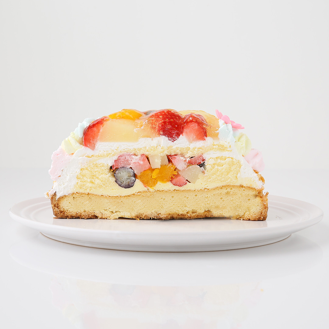 フルーツタルト ギミックケーキ 中からフルーツ 5号 15cm 峰月堂 Cake Jp