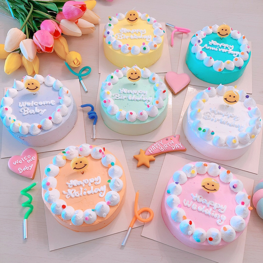 ニコちゃんセンイルケーキ 4号