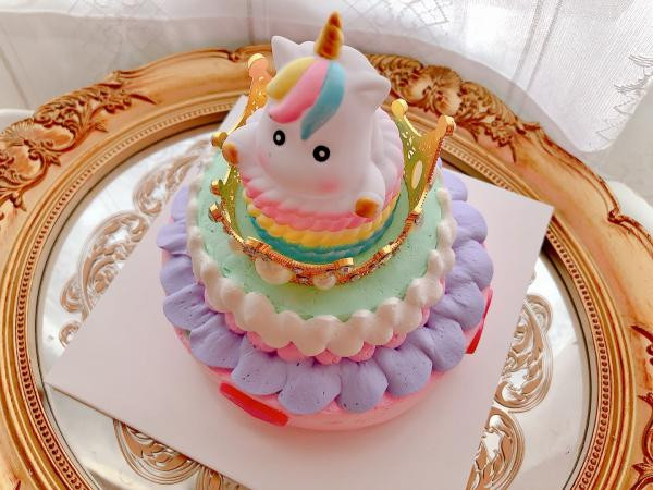 ふとっちょユニコーンパステル2段ケーキ 3号 4号 Decolne Cake Jp ふとっちょユニコーンパステル2段ケーキ 3号 4号 Decolne Cake Jp