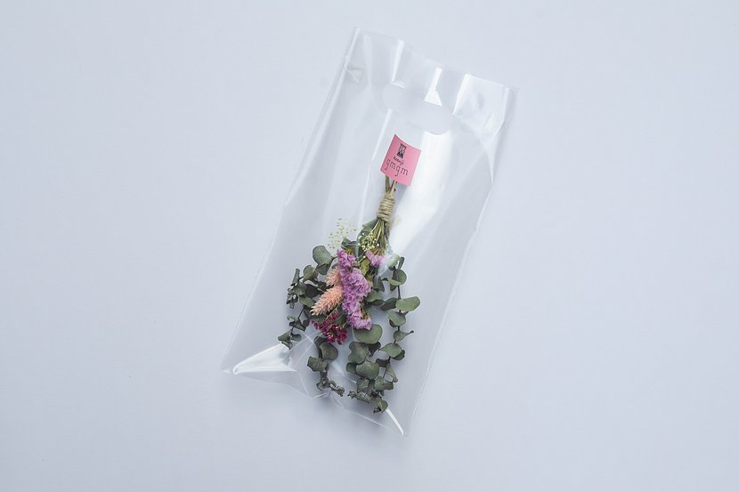 贈り物に最適！ gmgmのお花の焼きドーナツ スワッグギフトBox　Mini ドライフラワーの花束とのセット 10