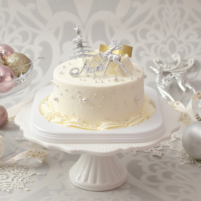 クリスマスケーキ「Noel」シルバー 4号  ショートケーキ クリスマス2025