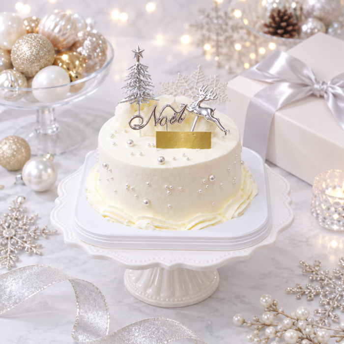 クリスマスケーキ「Noel」シルバー 4号  ショートケーキ クリスマス2026