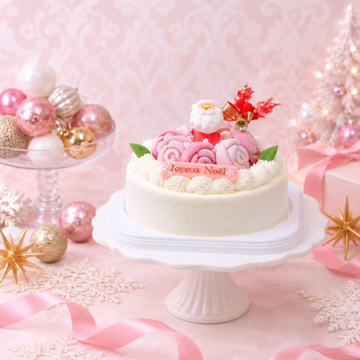 クリスマスジュエルローズ  イチゴのケーキ5号 クリスマス2026