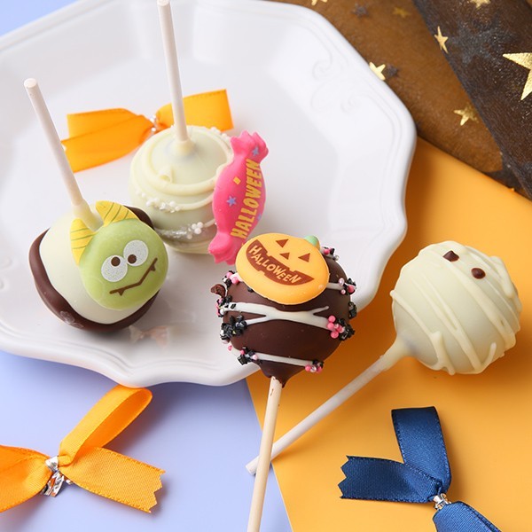 ハロウィン限定！5本入ったギフトにピッタリ ！テレビにも取り上げられたミホパンのかわいいポップケーキセット ハロウィン2025