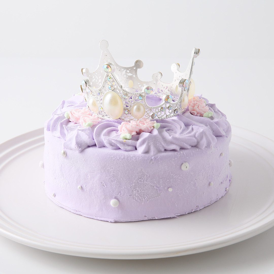 プリンセスティアラケーキ 色の変更可 ココアスポンジ チョコクリームサンド 4号 12cm La Vie En Rose Cake Jp