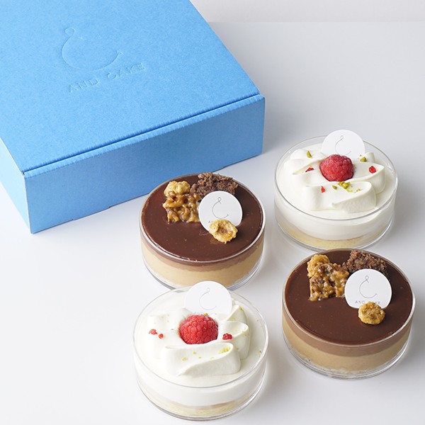 【#ごほうび記念日 対象商品】AND CAKE ショートケーキ＆ショコラ ノワゼット 4P