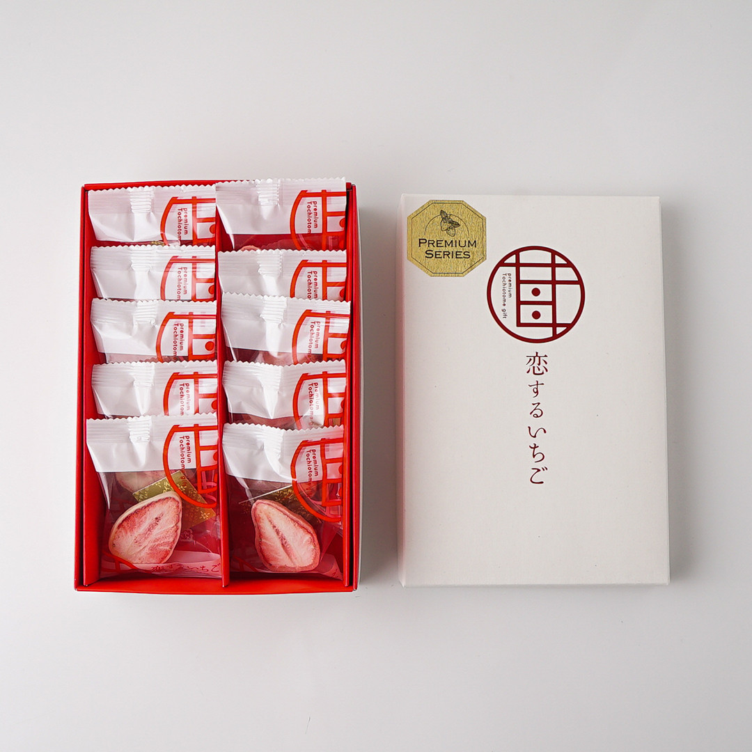 恋するいちごプレミアム10個入～とちおとめ、日本一の産地から。苺が主役の美味しいお菓子～ お中元夏ギフト2022（株式会社静風） | Cake.jp