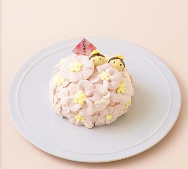 かわいいと大好評 ひなまつりフラワードーム Sweets Cafe Halu スイーツカフェハル Cake Jp