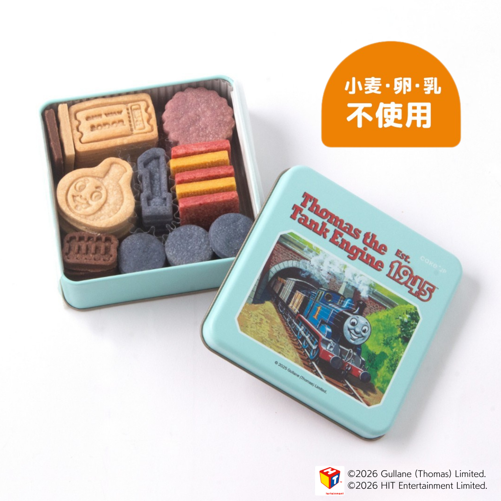 【カード付】『きかんしゃトーマス』クッキー缶