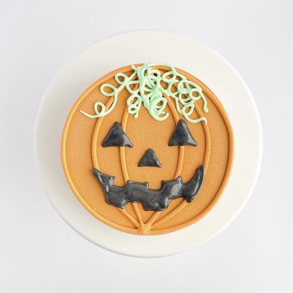 【ハロウィンケーキ2021】かぼちゃのおばけケーキ～チョコレートムースケーキ 5号 1