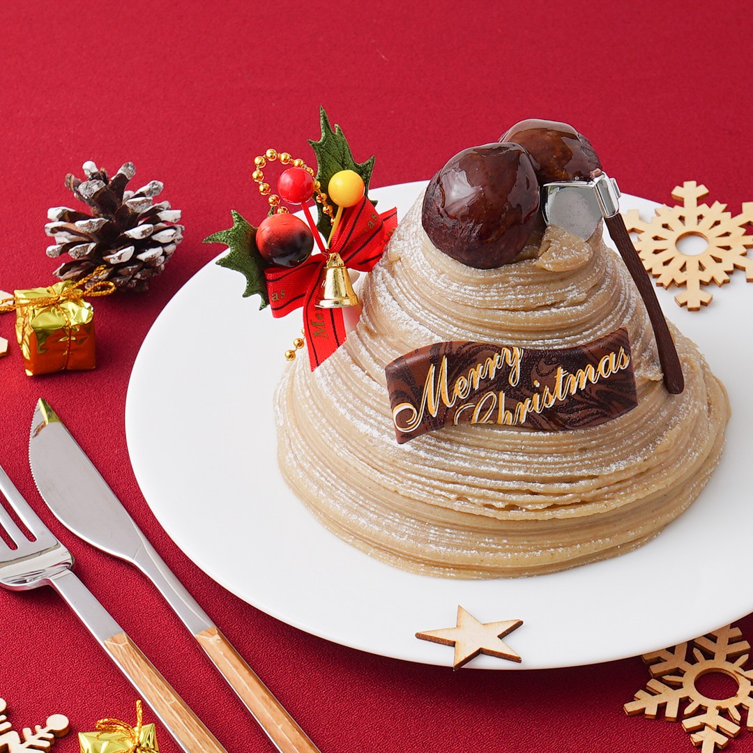 極上の和栗のモンブラン 富士 4号 クリスマス22 菓子工房グラングラン Cake Jp